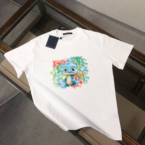 ルイヴィトンカップル半袖Tシャツ