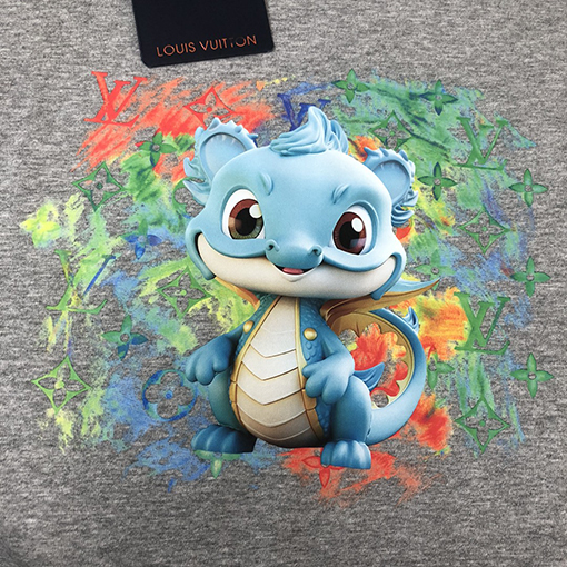 ルイヴィトンカップル半袖Tシャツ
