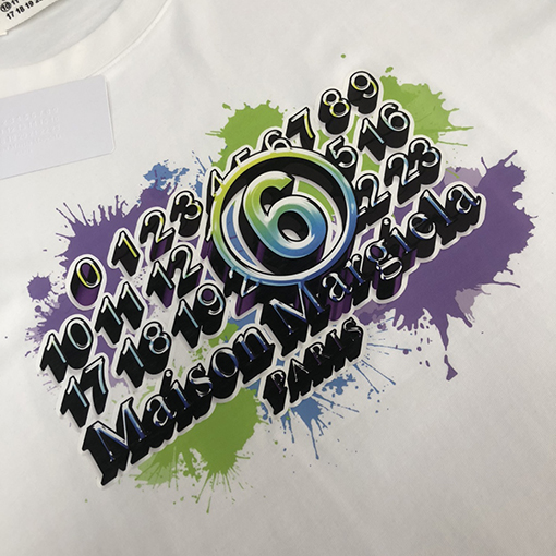 マルタンマルジェラプリント半袖Tシャツ
