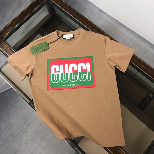 グッチコットン新しいファッション半袖Tシャツ