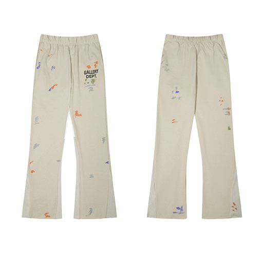 Gallery Dept スウェットパンツパッチワーク ブーツカットパンツ