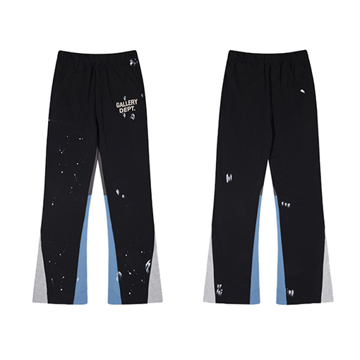 Gallery Dept スウェットパンツパッチワーク ブーツカットパンツ