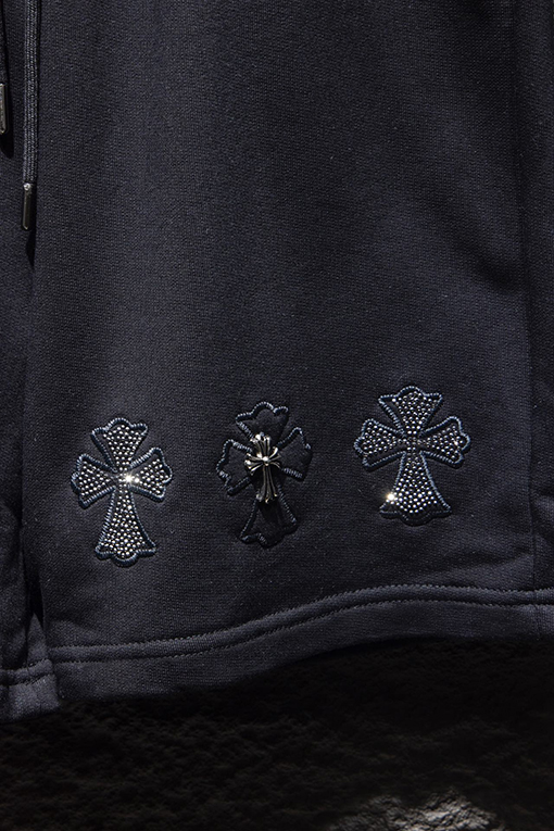クロムハーツスーパーコピーロゴ刺繍ホットドリルハードウェアショーツ