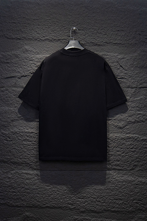 バレンシアガラバークラック半袖Tシャツ