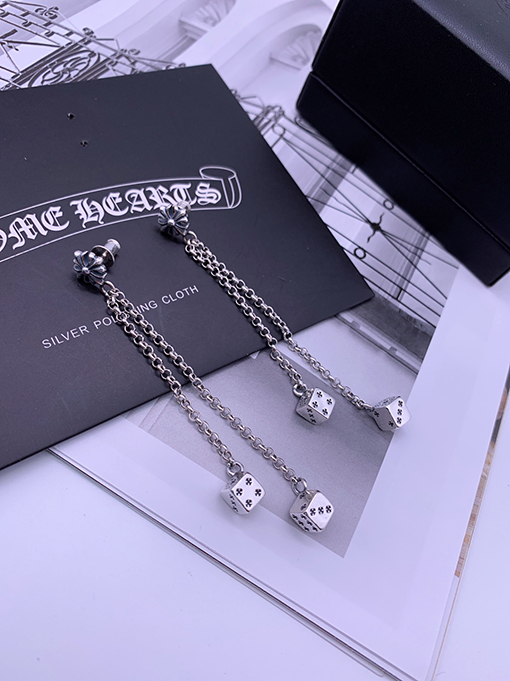 クロムハーツクロスダイスロングピアスピアス