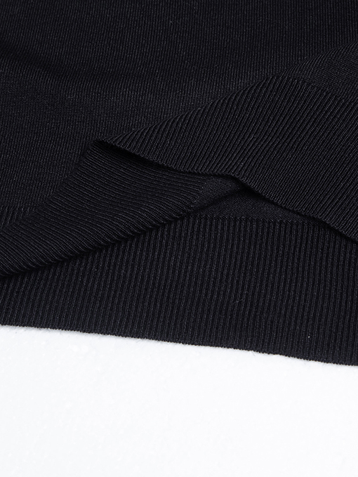 プラダシンプルな文字ロゴ刺繍半袖Tシャツ