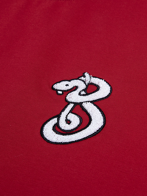 バーバリー立体刺繍入りショートスリーブTシャツ
