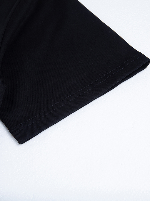 バーバリーコピーパッチワークカラー胸TB文字立体刺繍半袖Tシャツ