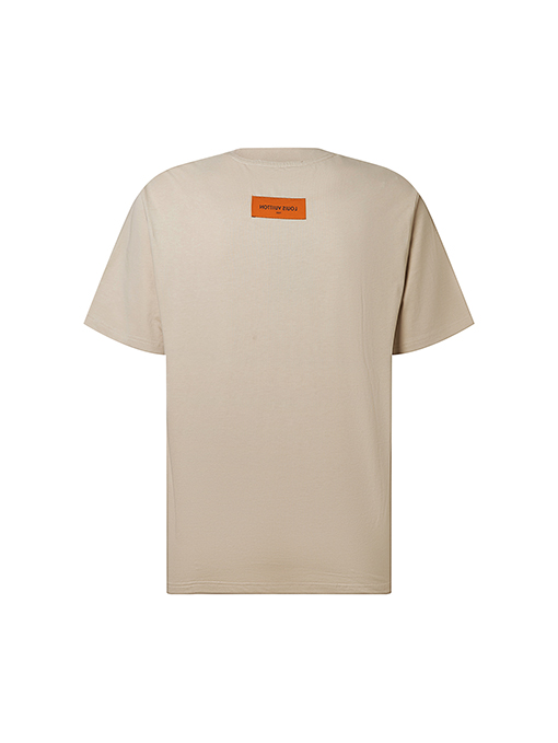 ルイヴィトン立体刺繍ロゴ ユニセックス半袖Tシャツ