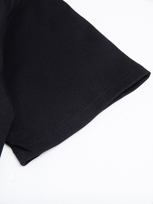 ルイヴィトン立体刺繍ロゴ ユニセックス半袖Tシャツ