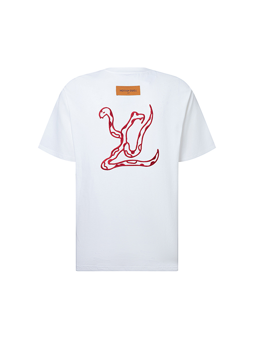ルイヴィトン刺繍半袖Tシャツ