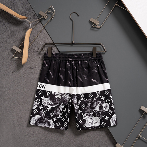 ルイヴィトンコピークラシックプリント速乾性クロップドパンツ