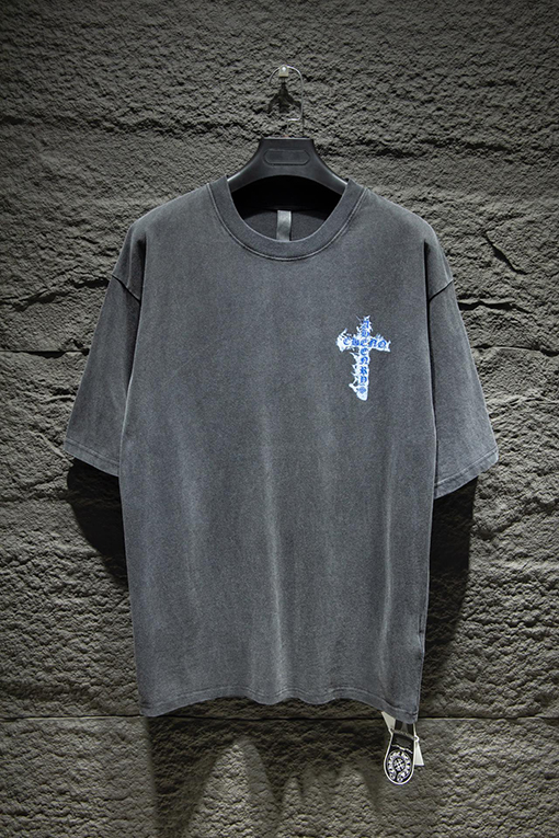 クロムハーツスーパーコピーゆったりカジュアル半袖Tシャツ