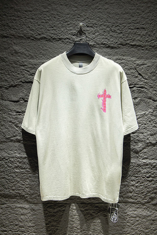 クロムハーツスーパーコピーゆったりカジュアル半袖Tシャツ