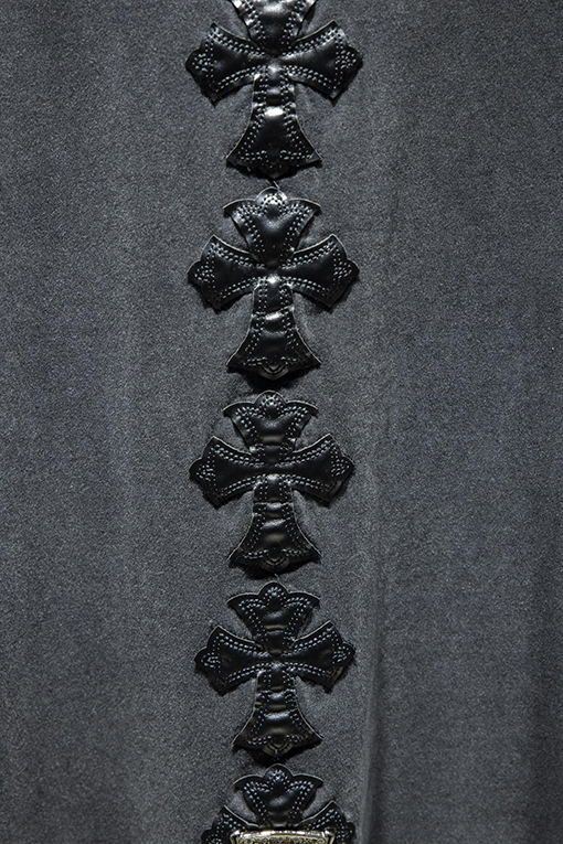 クロムハーツコットン前面の刺繍半袖Tシャツ