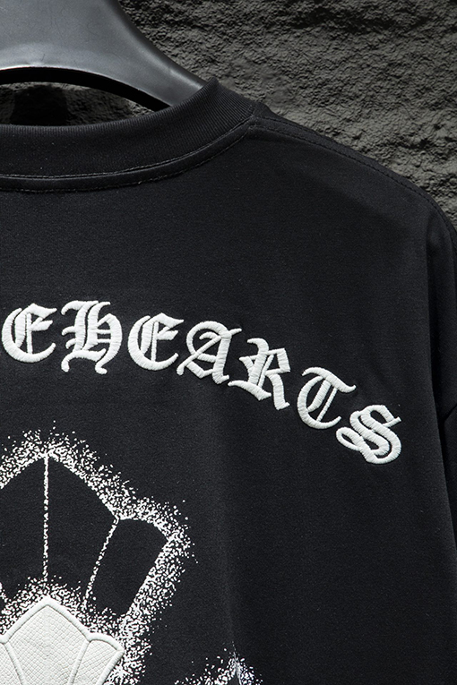 クロムハーツオーバーサイズのデザイン半袖Tシャツ