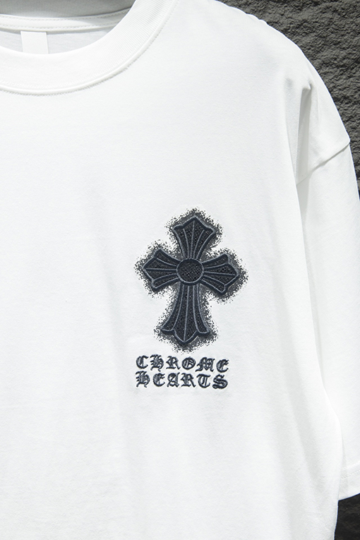 クロムハーツオーバーサイズのデザイン半袖Tシャツ