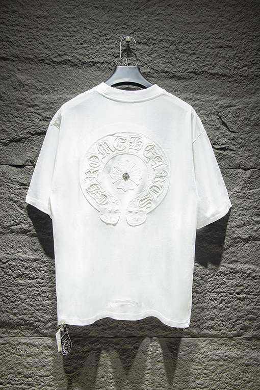 クロムハーツコピーダメージ加工半袖Tシャツ