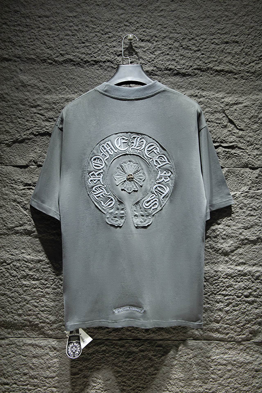 クロムハーツコピーダメージ加工半袖Tシャツ
