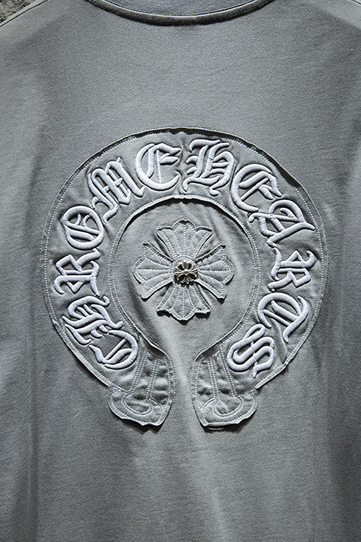 クロムハーツコピーダメージ加工半袖Tシャツ
