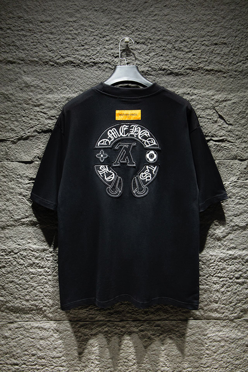 クロムハーツOSバージョンコットン半袖Tシャツ