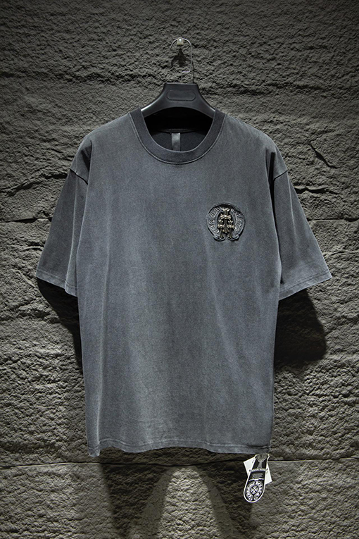 クロムハーツニット針コットン半袖Tシャツ