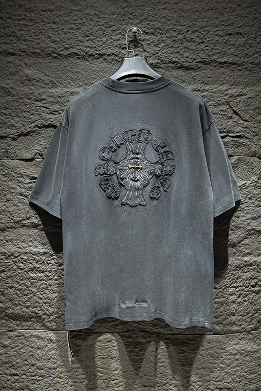クロムハーツニット針コットン半袖Tシャツ