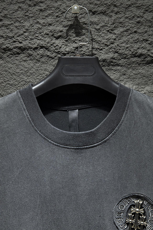 クロムハーツニット針コットン半袖Tシャツ