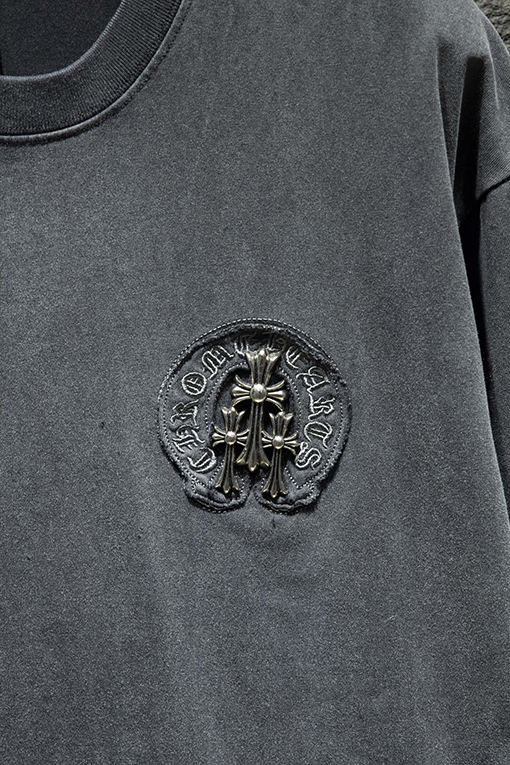 クロムハーツニット針コットン半袖Tシャツ