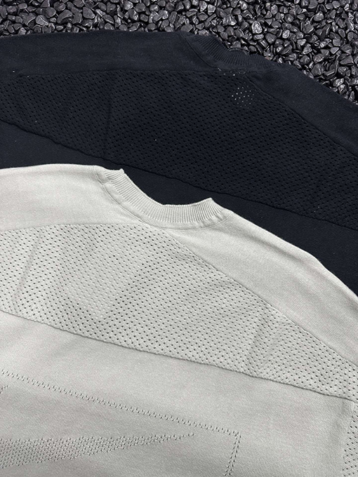 ステューシーXナイキ 24SS コラボレーション ニットレースアップロンガスリーブTシャツ