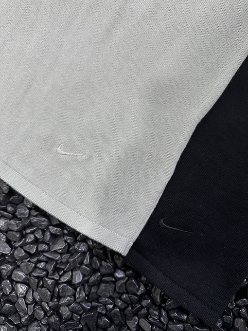 ステューシーXナイキ 24SS コラボレーション ニットレースアップロンガスリーブTシャツ