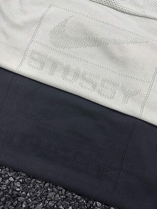 ステューシーXナイキ 24SS コラボレーション ニットレースアップロンガスリーブTシャツ