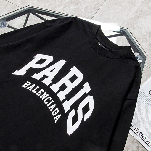 バレンシアガPARIS限定クルーネックパーカー長袖Tシャツ