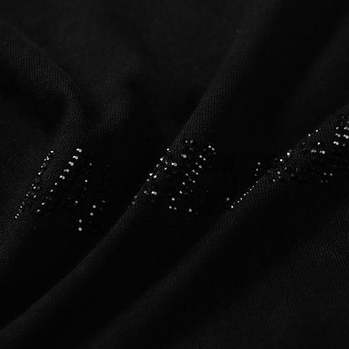 バレンシアガスーパーコピーロゴホットドリル半袖Tシャツ