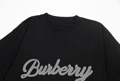 バーバリースーパーコピーレタープリント半袖Tシャツ