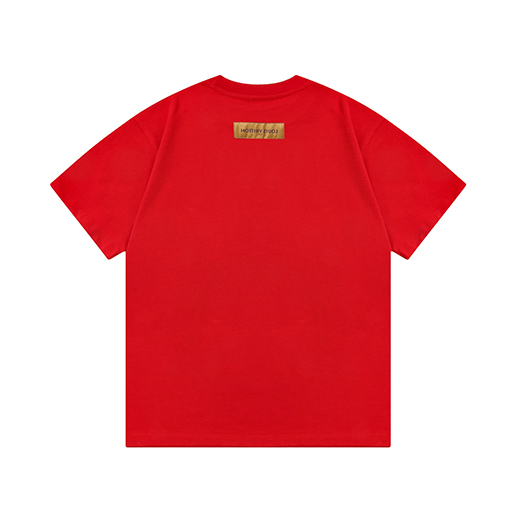 ルイヴィトン落書き文字プリント半袖Tシャツ