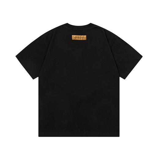 ルイヴィトン落書き文字プリント半袖Tシャツ