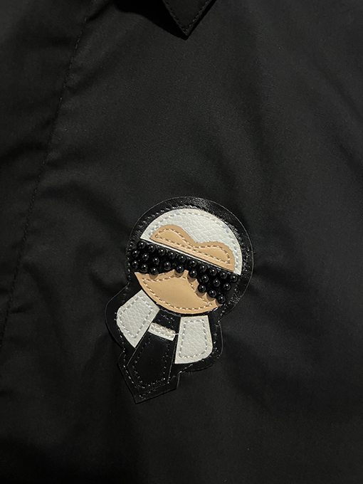フェンディ 新しいビーズ長袖シャツ