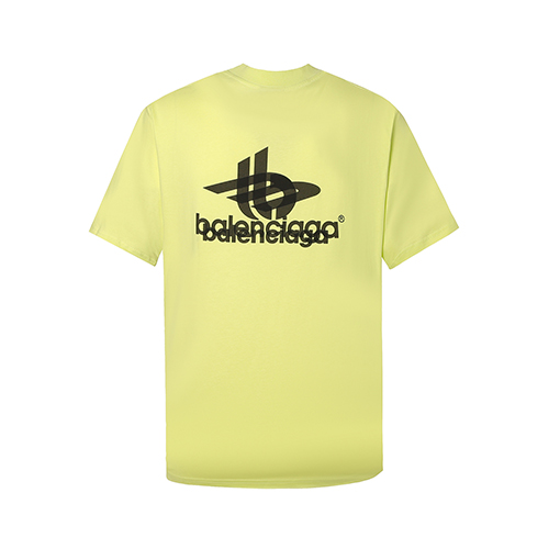 バレンシアガテープ印刷ゴースト半袖Tシャツ
