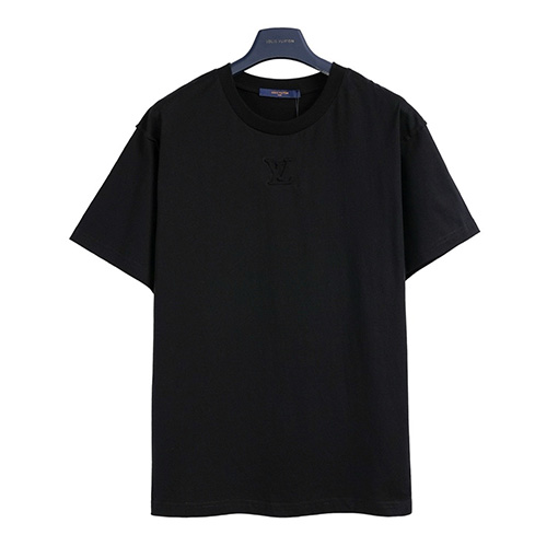 ルイヴィトン立体エンボス半袖Tシャツ
