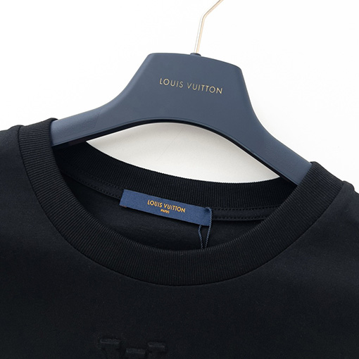 ルイヴィトン立体エンボス半袖Tシャツ