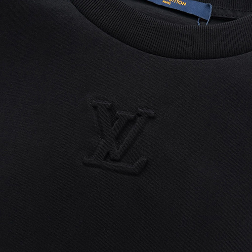 ルイヴィトン立体エンボス半袖Tシャツ