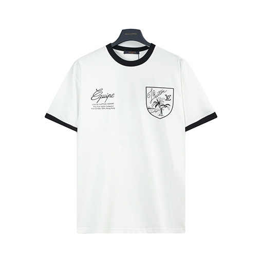 ルイヴィトンLVプリント半袖Tシャツ