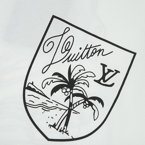 ルイヴィトンLVプリント半袖Tシャツ