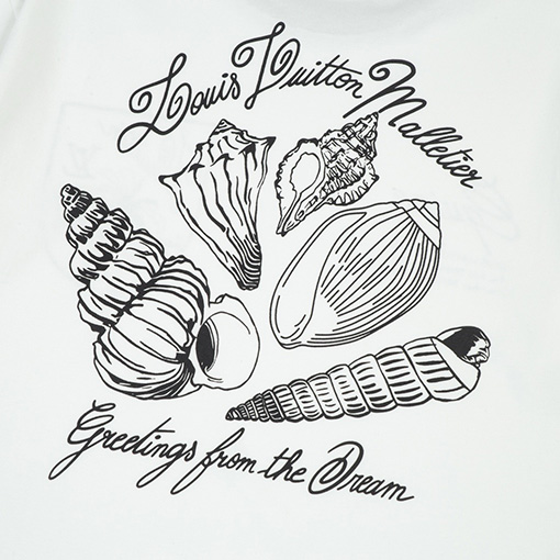 ルイヴィトンLVプリント半袖Tシャツ