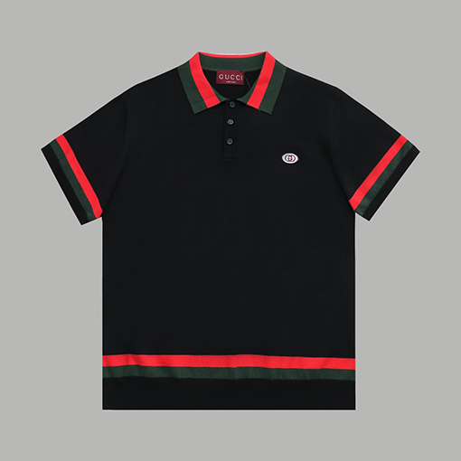 グッチコピースタンドカラーのニットセーターPOLOシャツ