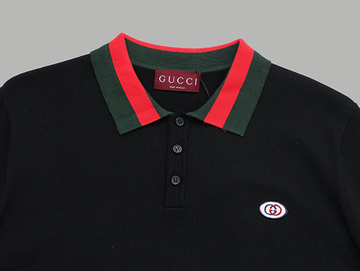 グッチコピースタンドカラーのニットセーターPOLOシャツ