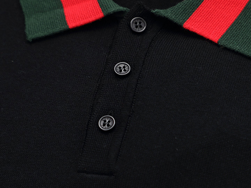グッチコピースタンドカラーのニットセーターPOLOシャツ