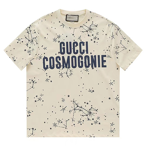 グッチコピー半袖TシャツGUCCI COSMOGONIE プリント