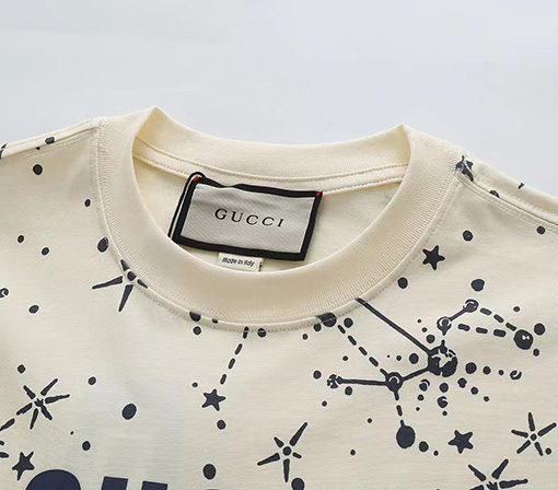 グッチコピー半袖TシャツGUCCI COSMOGONIE プリント